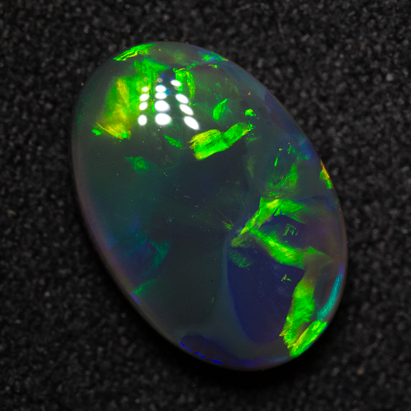 2.46 ct black opal 11.9x8.1x3.8mm