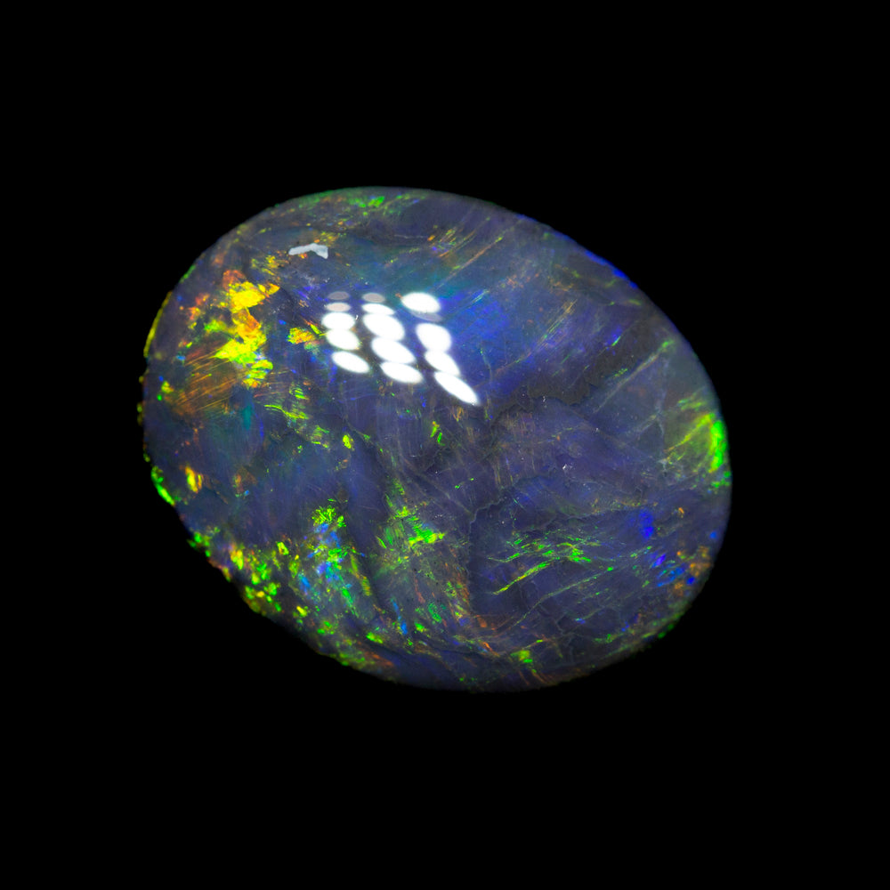 2.51 ct black opal 11.3x9x3.9mm