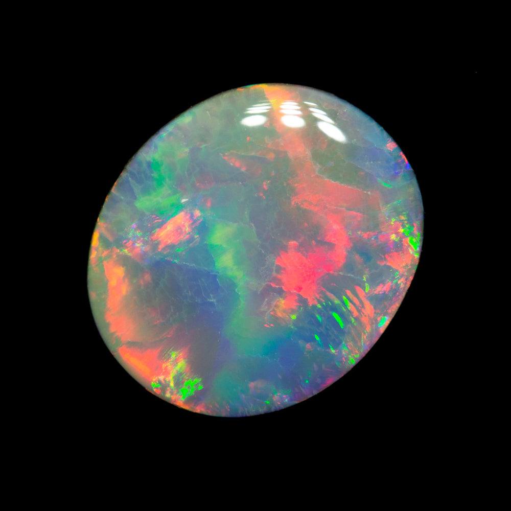 2.52 ct dark opal 12.5x10.7x3mm