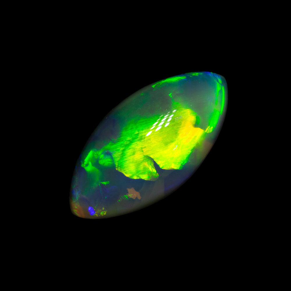 2.53 ct dark crystal opal 13.1x6.7x4.8mm