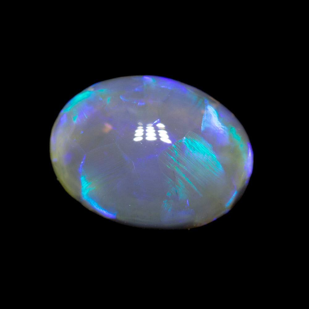 2.57 ct black crystal opal 11x8.3x4.8mm