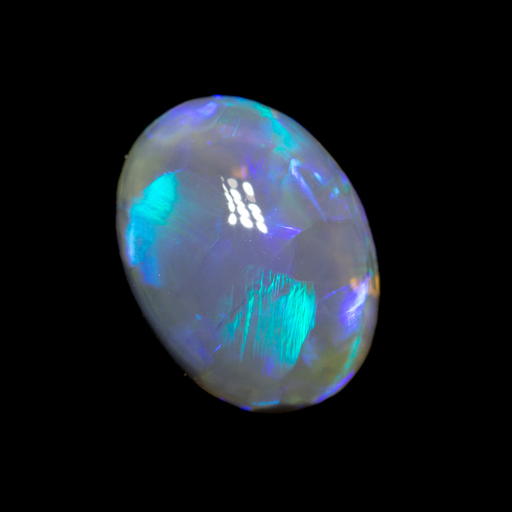 2.57 ct black crystal opal 11x8.3x4.8mm