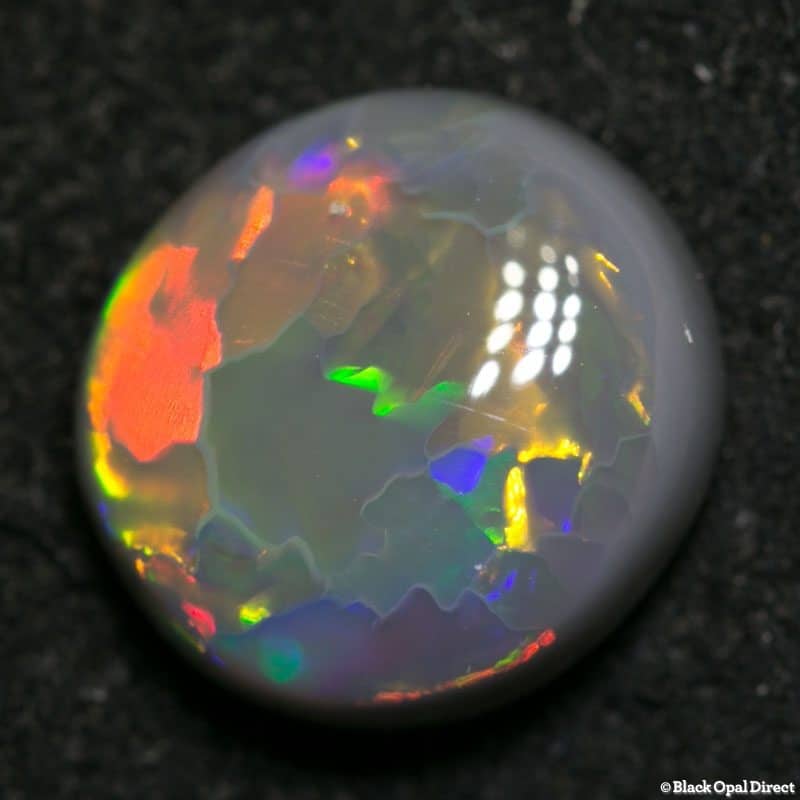 2.63 ct gem dark opal 10x9x5mm