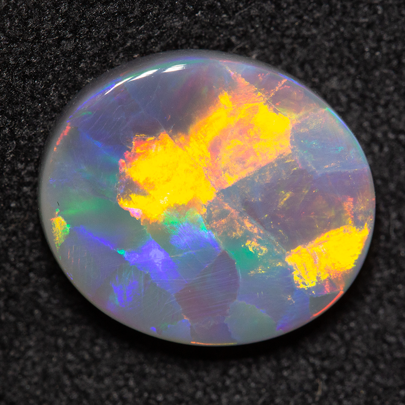 2.65 ct dark opal 11.5x10x3.4mm