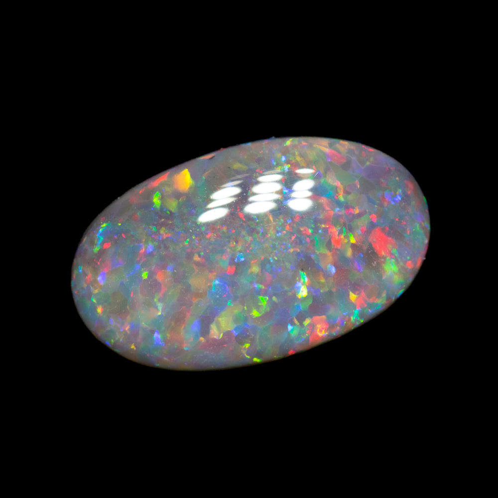 2.66 ct dark opal 13.4x8x3.6mm