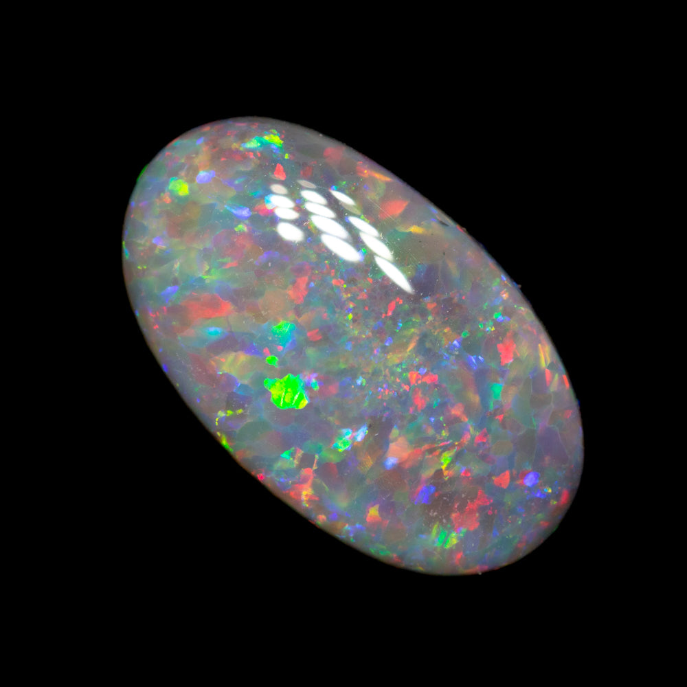 2.66 ct dark opal 13.4x8x3.6mm