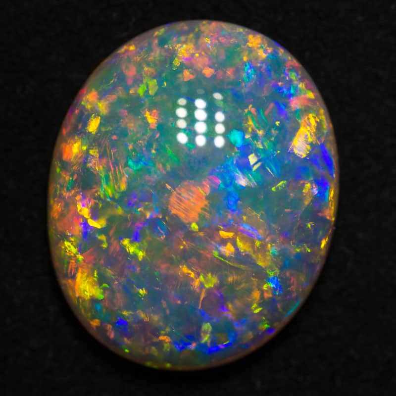 2.67 ct crystal opal 10.6x9.6x4.2mm