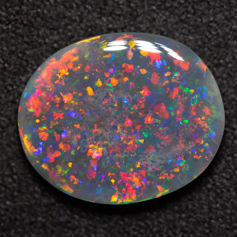 2.76 ct black opal 12.7x10.6x3mm