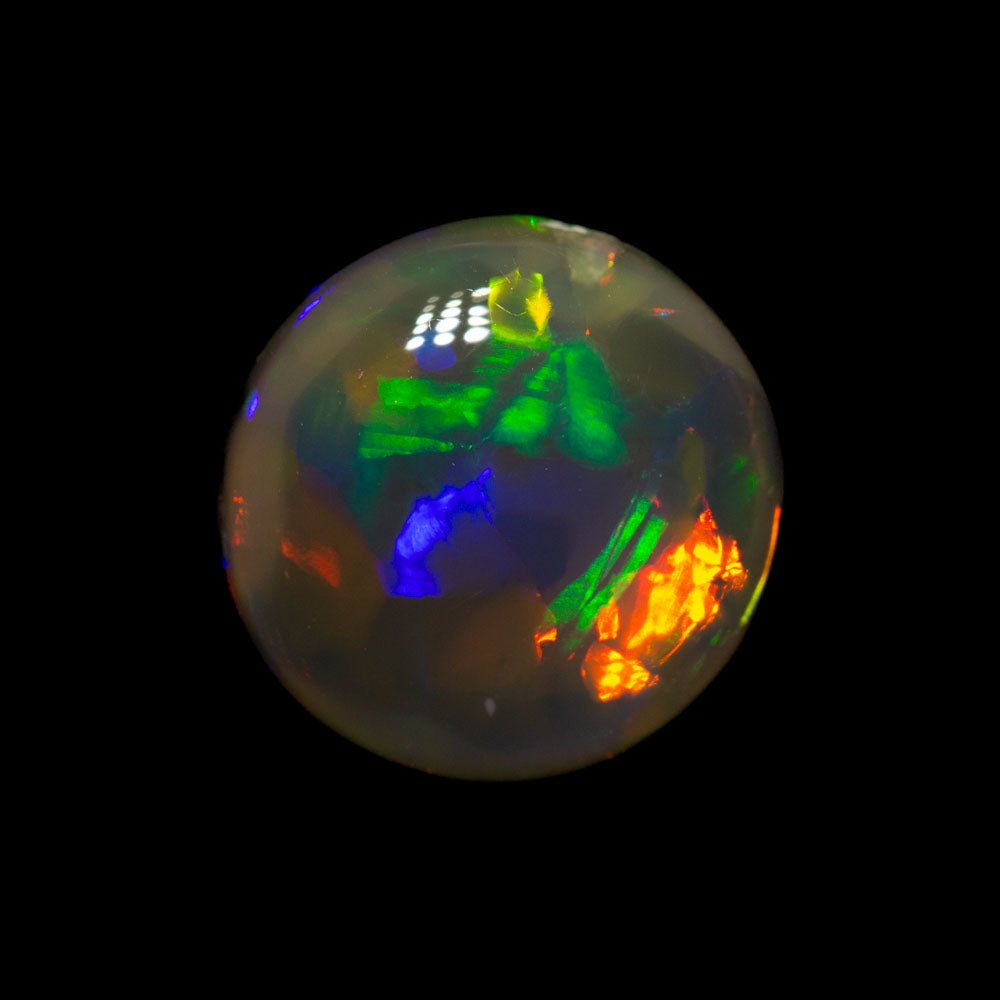 2.77 ct gem black opal 10.2x10x4.3mm