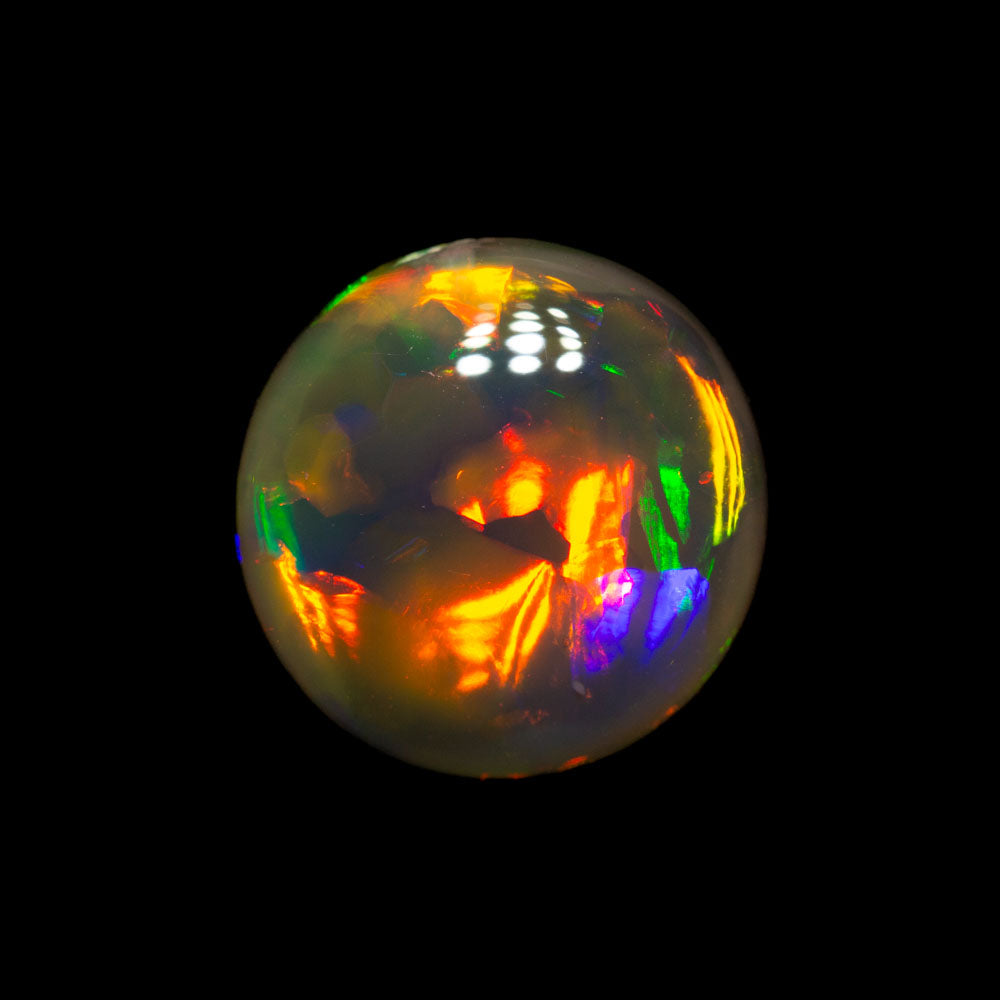 2.77 ct gem black opal 10.2x10x4.3mm
