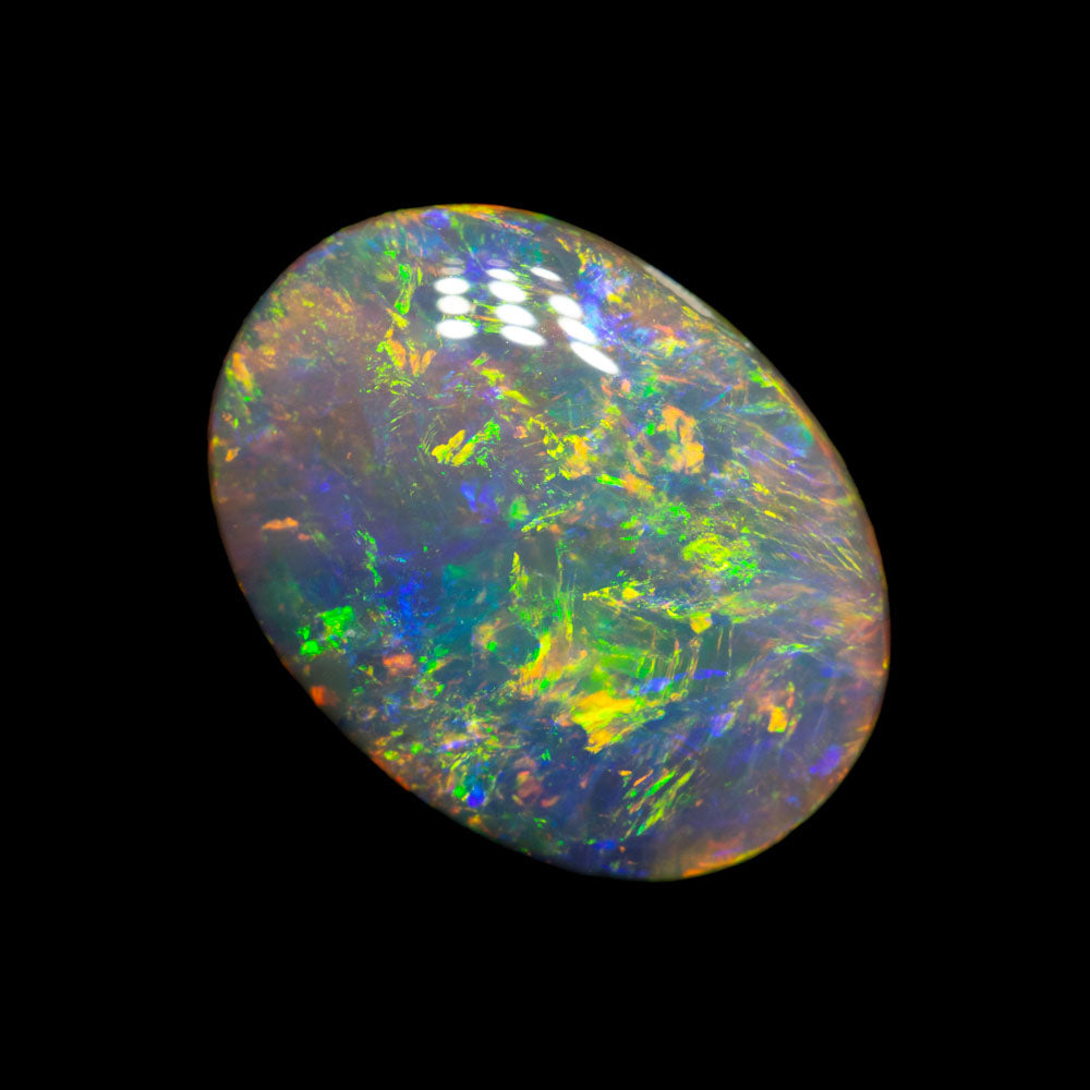 2.79 ct dark crystal opal 12.9x9.6x3.6mm