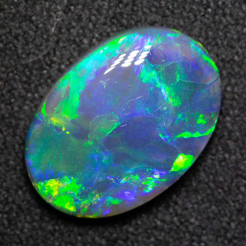 2.81 ct black opal 12.9x9.2x3.5mm