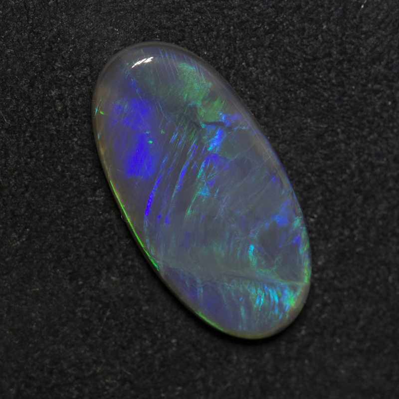 2.81 ct black opal 16.5x8.2x2.9mm