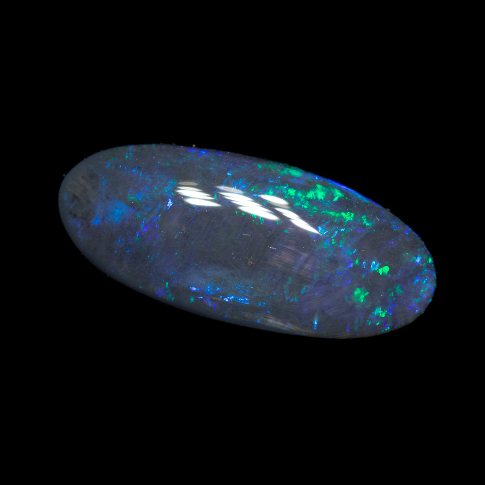 2.81 ct black opal 16.2x7.1x3.7mm