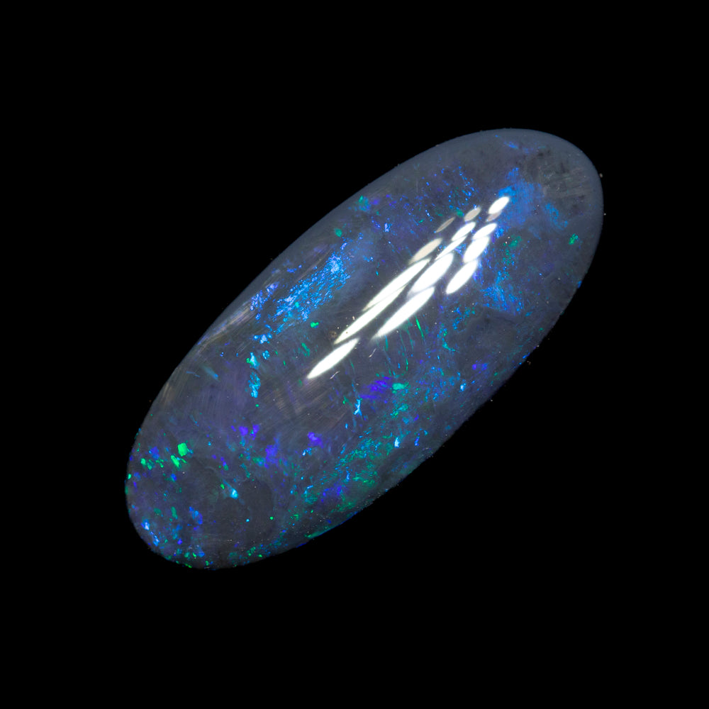 2.81 ct black opal 16.2x7.1x3.7mm