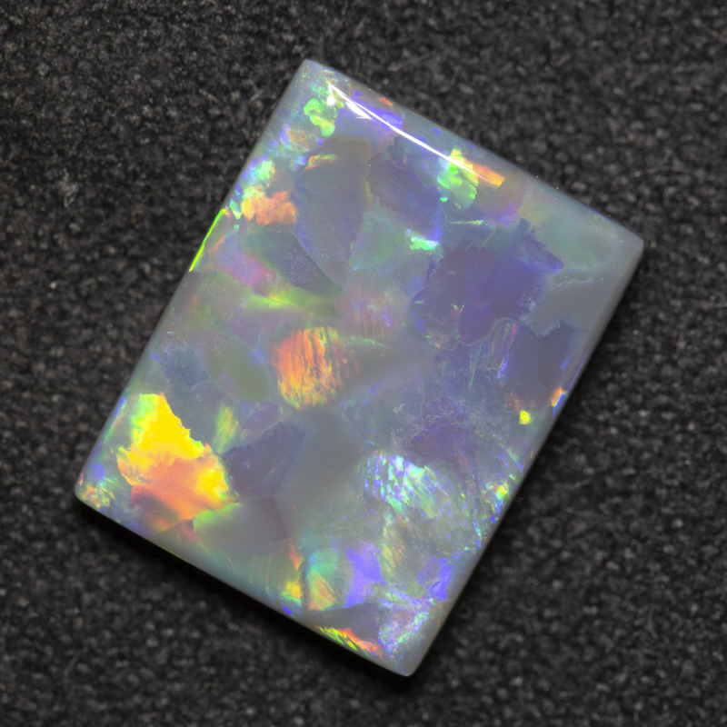 2.97 ct dark opal 12x9.4x3mm