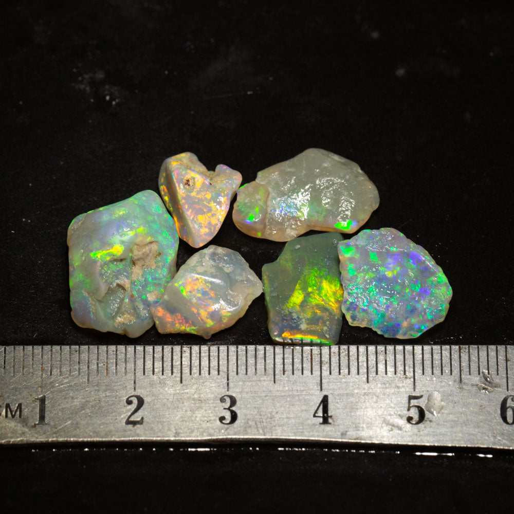 20 ct rough opal parcel 6pc