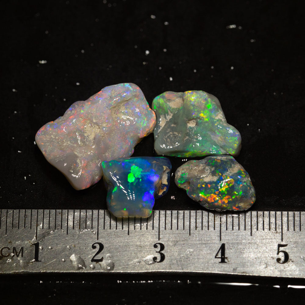 20 ct rough opal parcel 4pc
