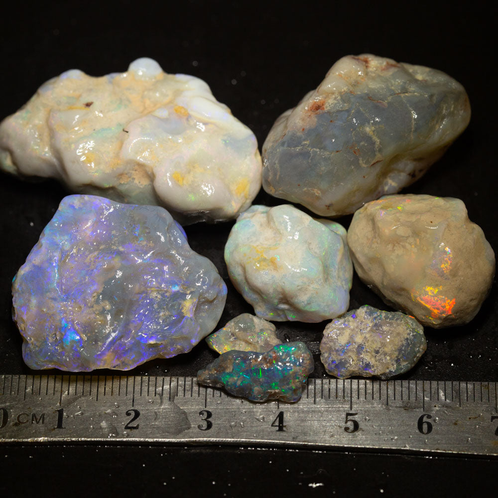 213 ct rough opal parcel 8pc