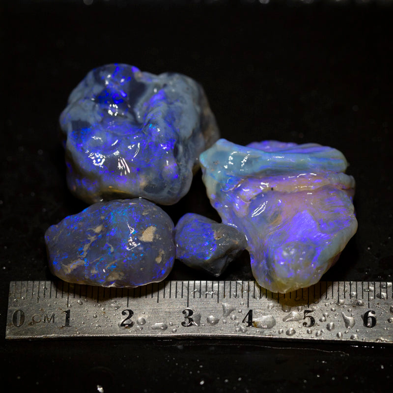 127 ct rough opal parcel 4pc
