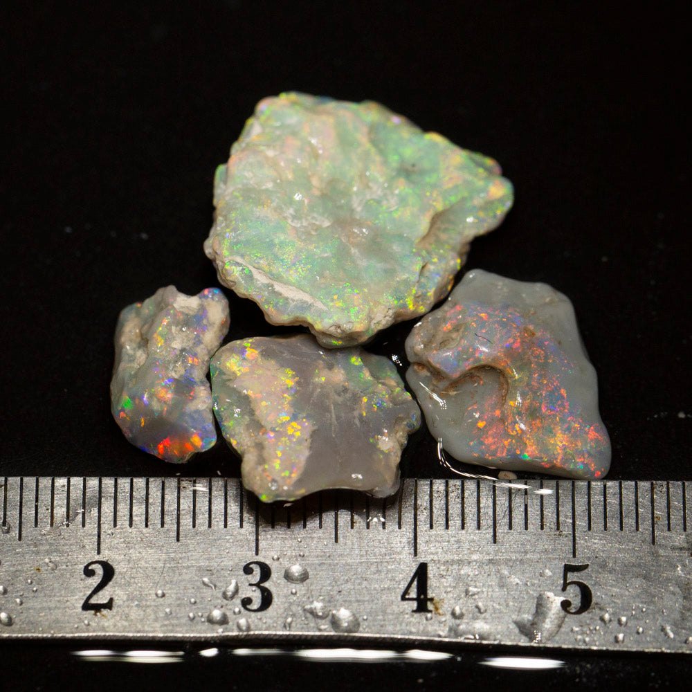21 ct rough opal parcel 4pc