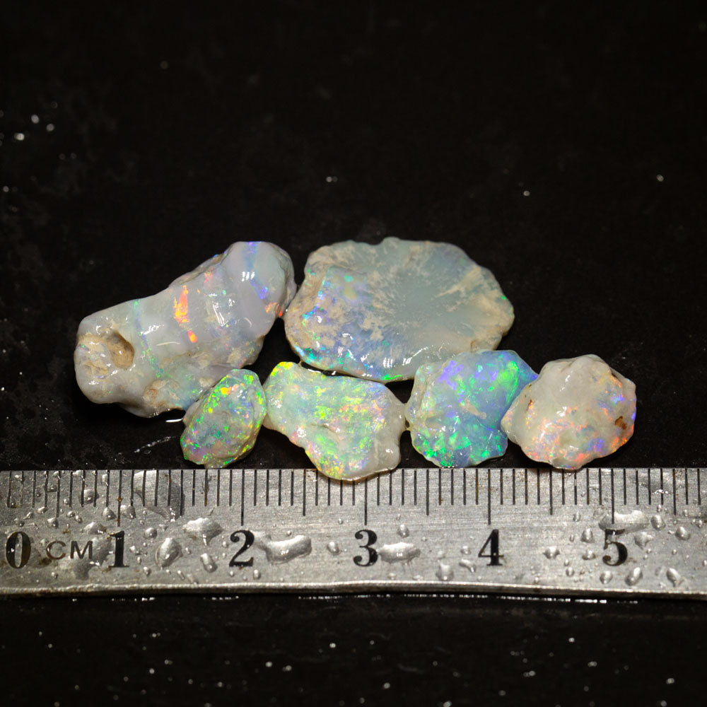 21 ct rough opal parcel 6pc