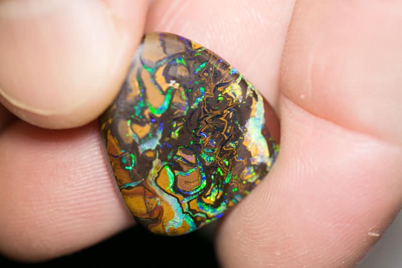 22.22 ct boulder opal 22.5x20x5mm