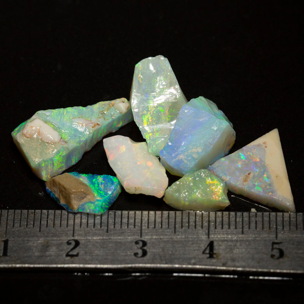 22 ct rough opal parcel 7pc