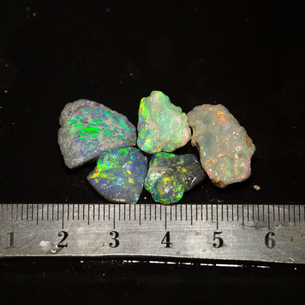 22 ct rough opal parcel 5pc