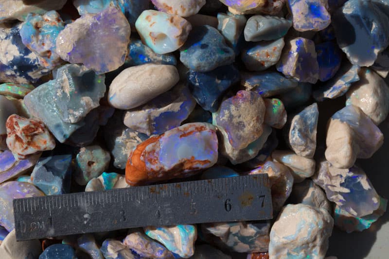 2300 ct rough opal parcel