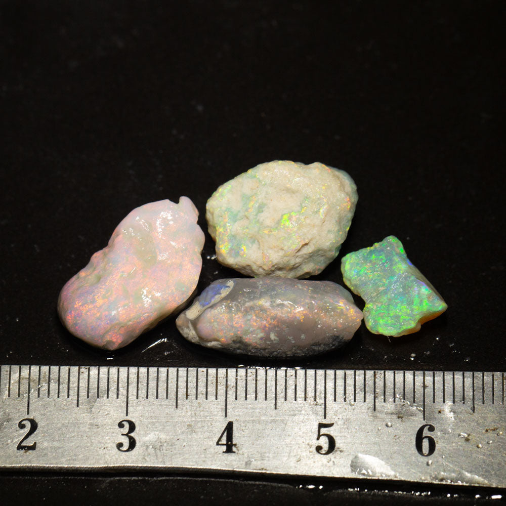 23 ct rough opal parcel 4pc