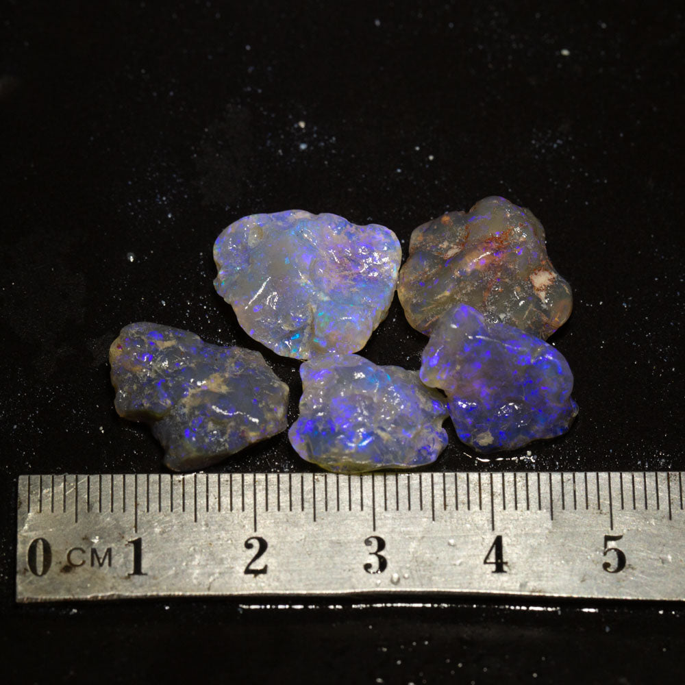 25 ct rough opal parcel 5pc