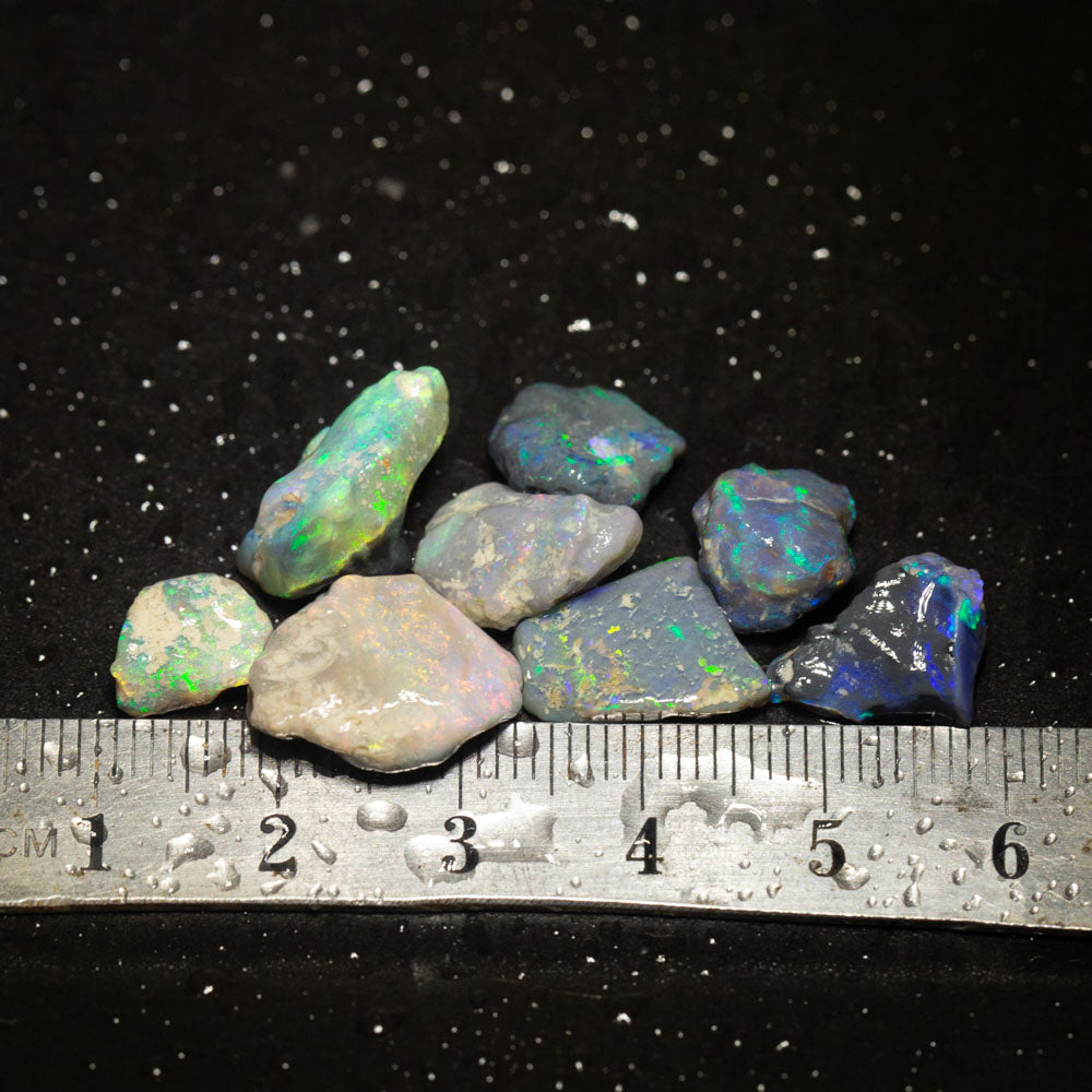 25 ct rough opal parcel 8pc