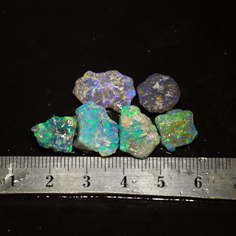 25 ct rough opal parcel 6pc