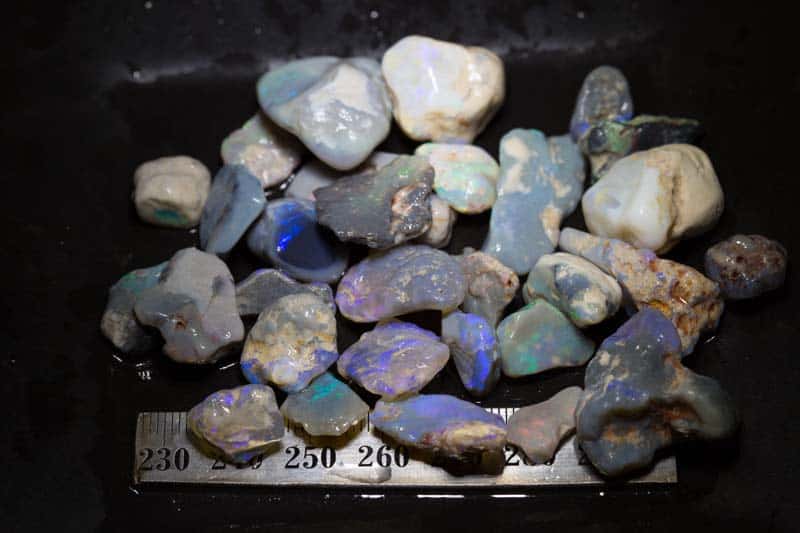 260 ct rough opal parcel for beginners