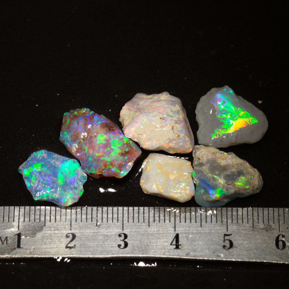 26 ct rough opal parcel 6pc