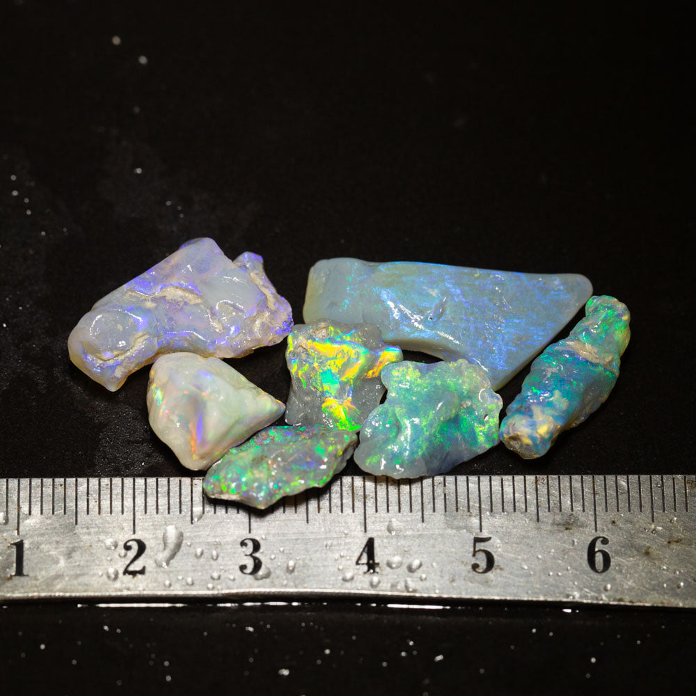 26 ct rough opal parcel 7pc