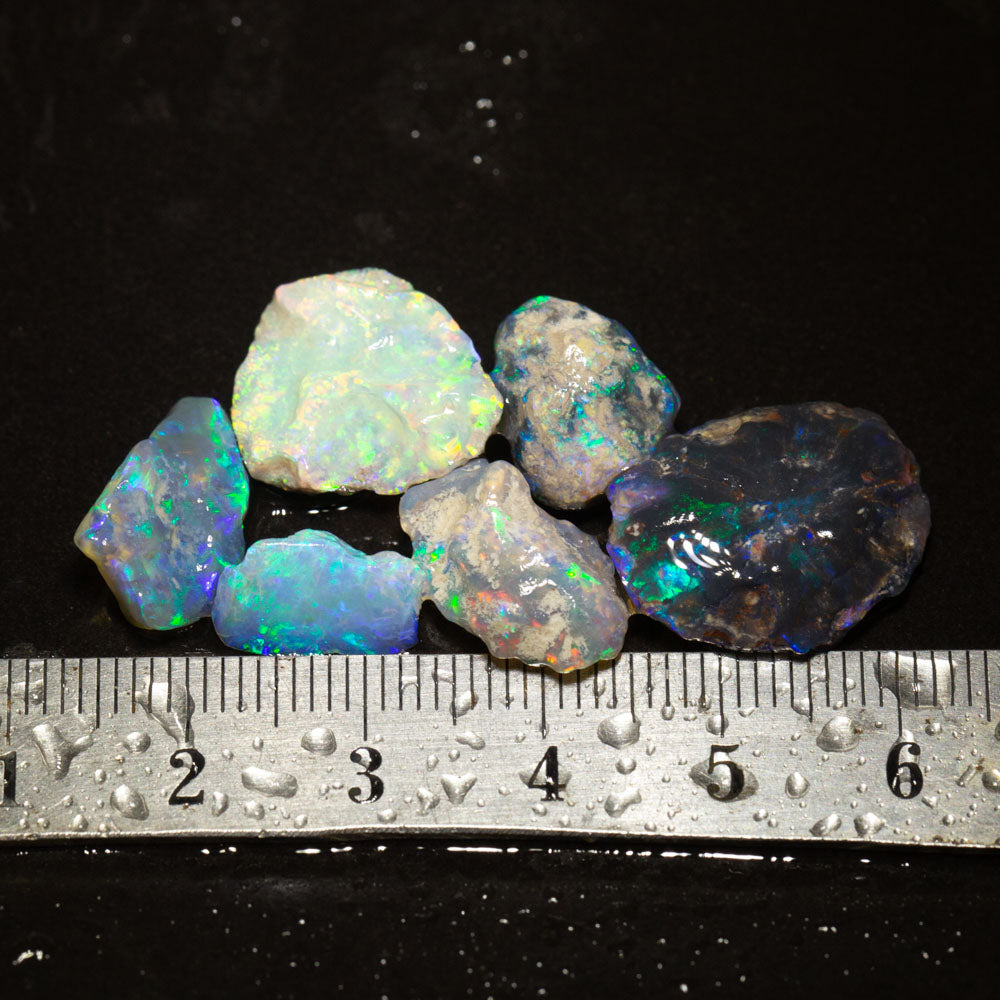 27 ct rough opal parcel 6pc