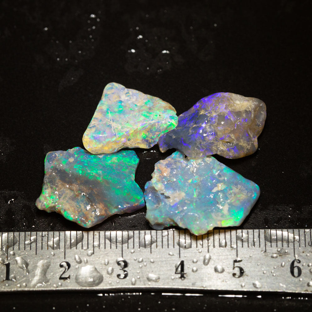 27 ct rough opal parcel 4pc