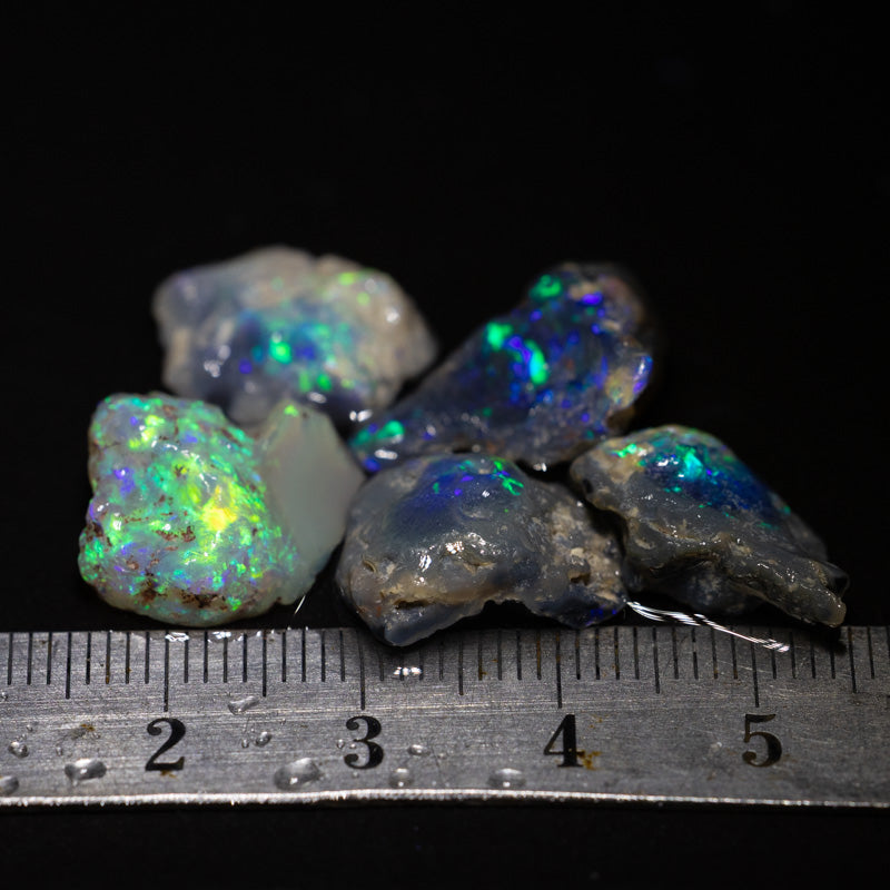 27 ct rough opal parcel 5pc