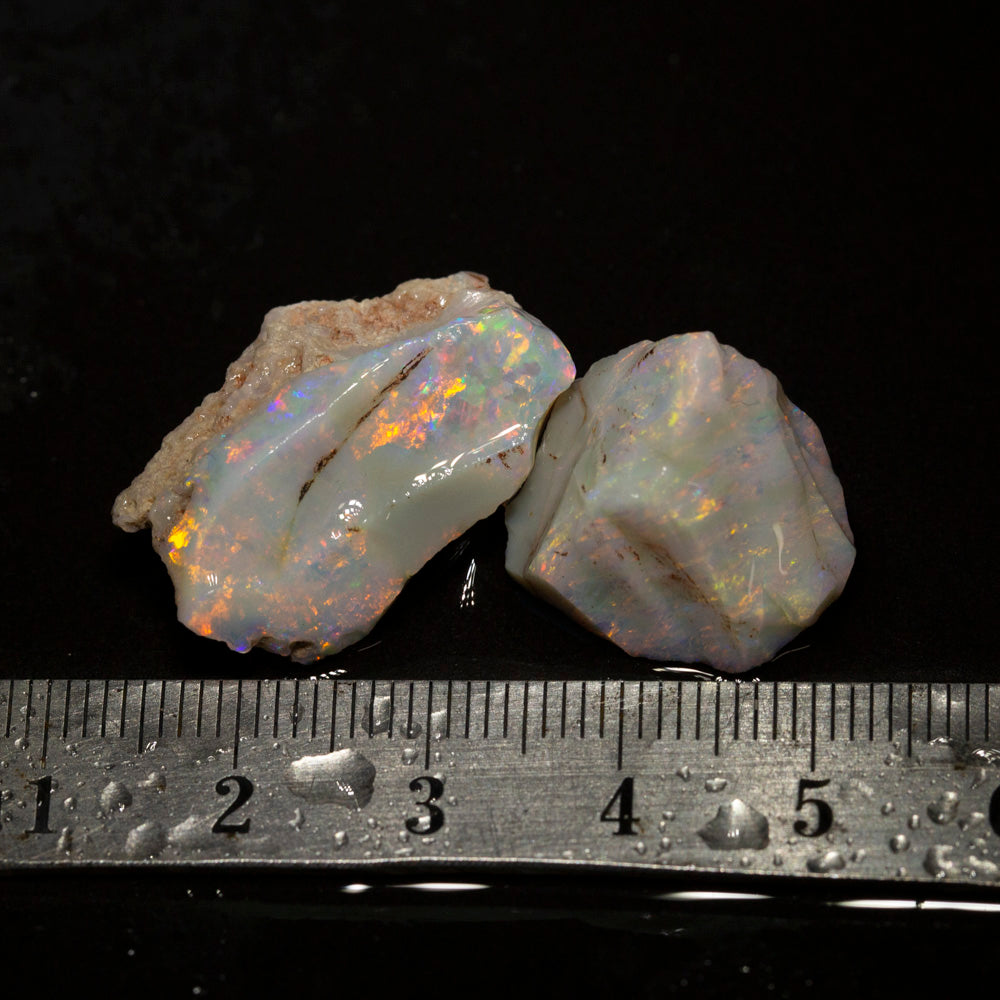 28 ct rough opal parcel 2pc