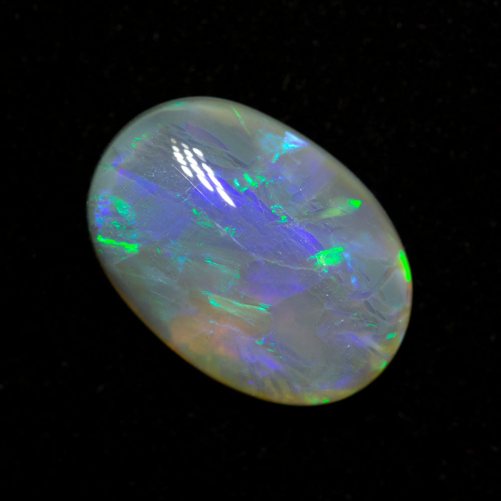 3.05 ct black opal 13.4x9.5x4mm