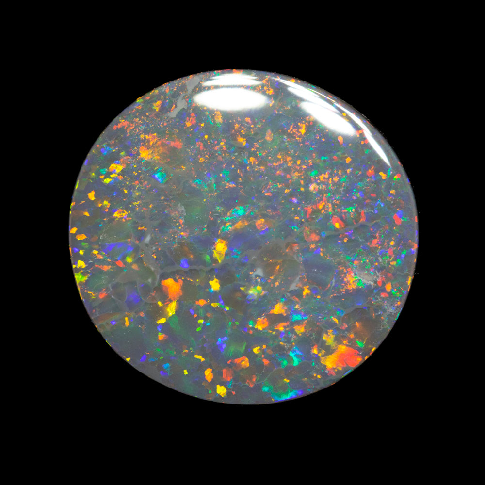 3.14 ct black opal 13.6x13x2.7mm
