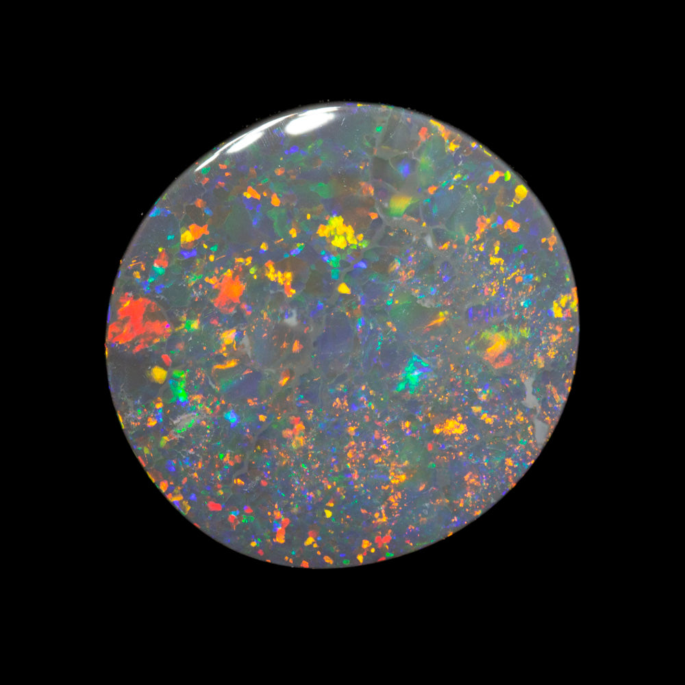 3.14 ct black opal 13.6x13x2.7mm