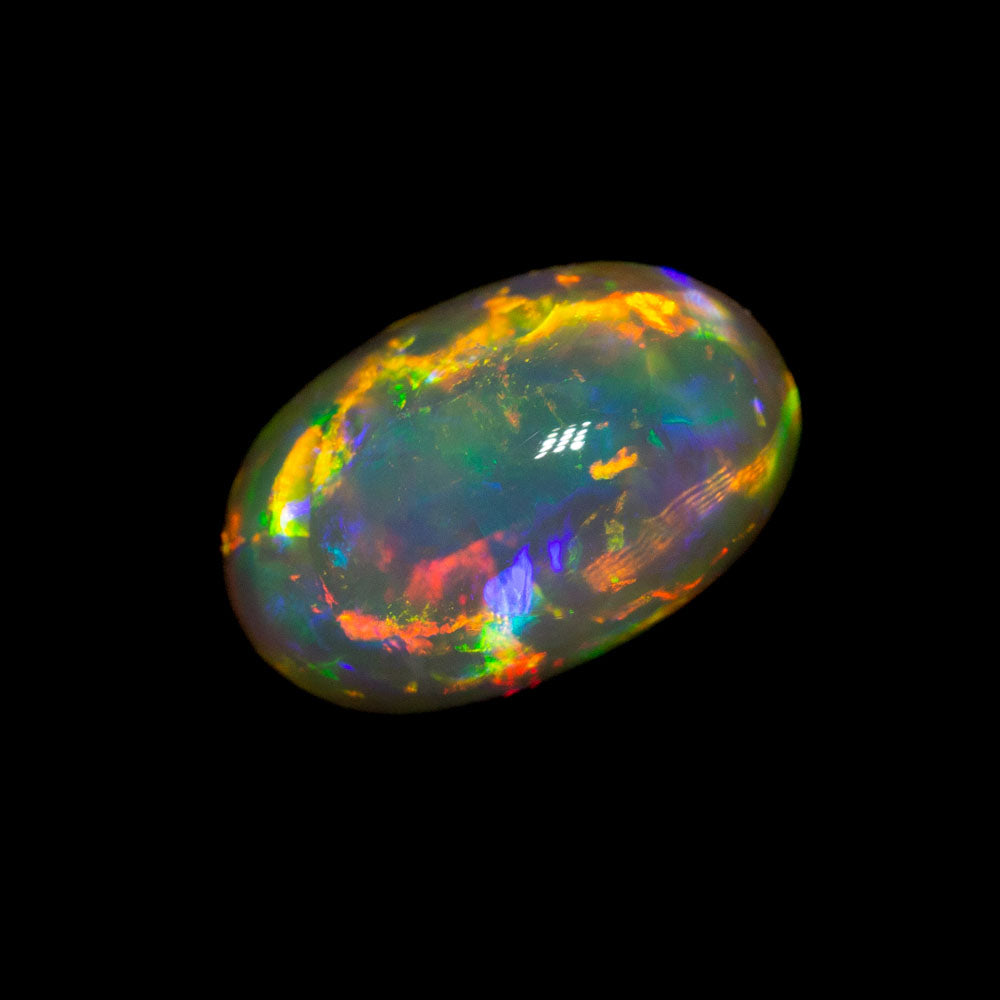 3.18 ct double-sided gem crystal opal 11.2x7.1x6.5mm