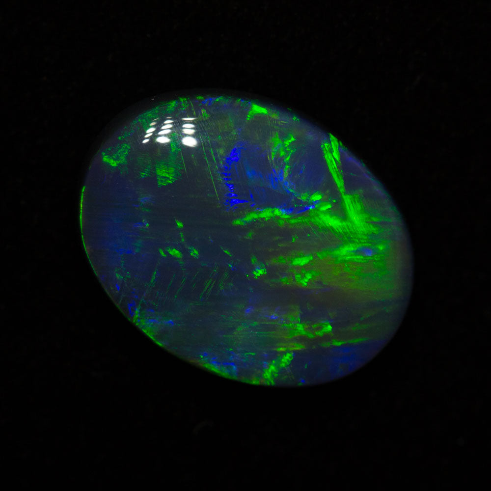 3.19 ct black opal 13x9.9x3.8mm