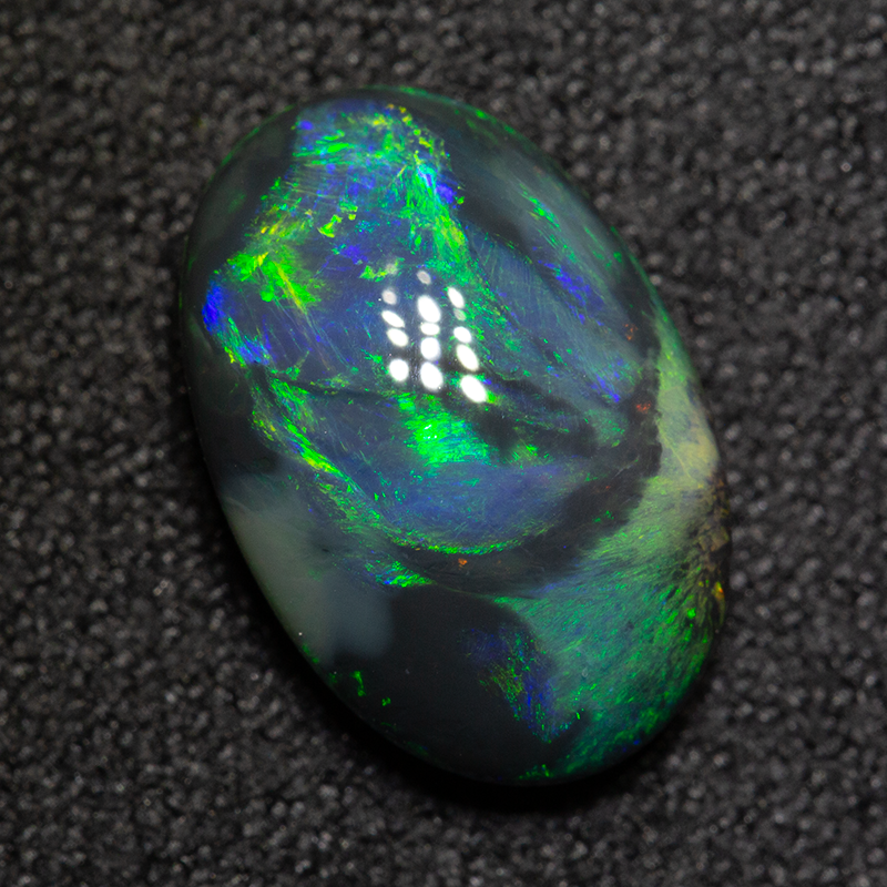 3.20 ct black opal 12.9x8.6x4.6mm