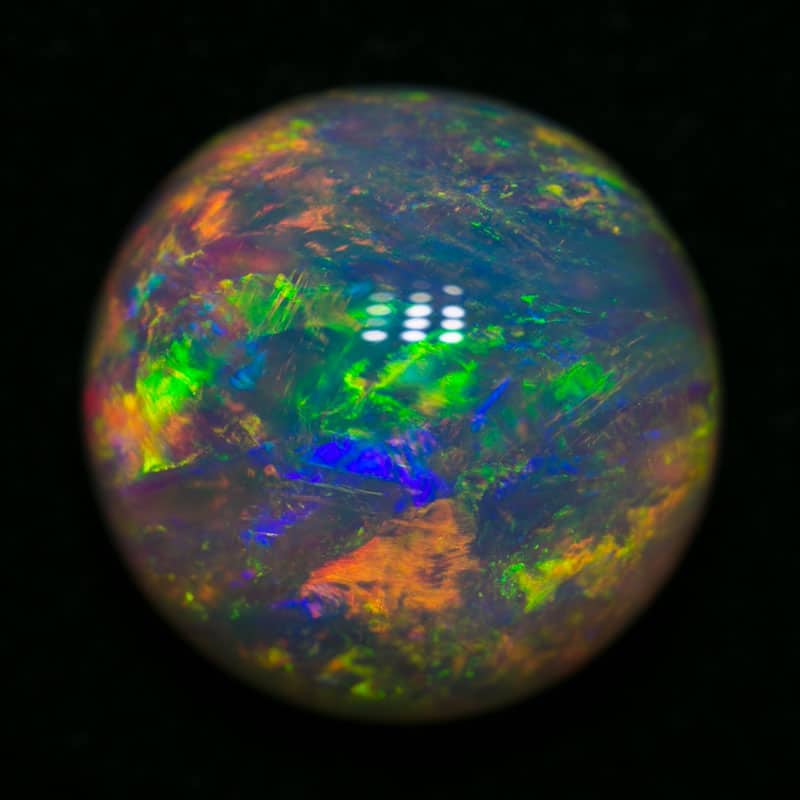 3.20 ct crystal opal 10mm round x 5mm