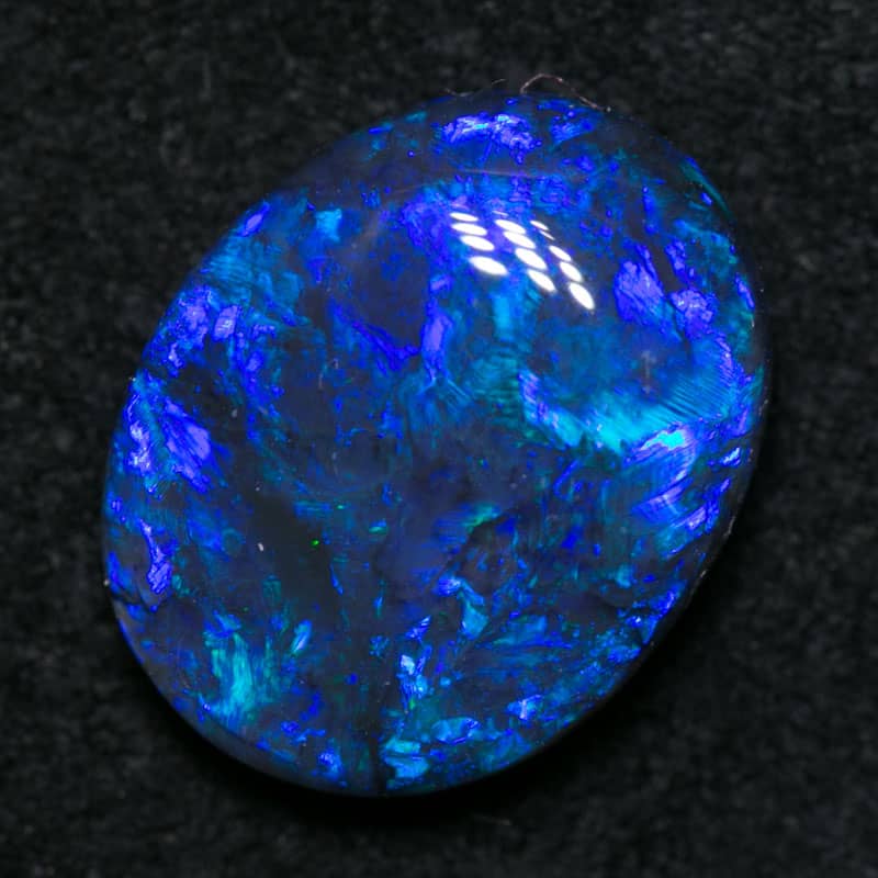 3.22 ct black opal 12x9.5x4.5mm