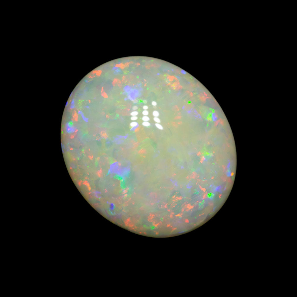 3.24 ct white opal 12.3x10.7x3.8mm
